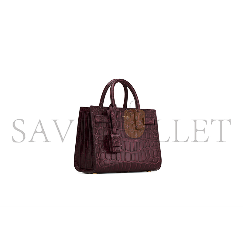 Y51 SAC DE JOUR IN CROCODILE-EMBOSSED LEATHER - NANO 3987112US0W6991 (22*18*10.5cm)